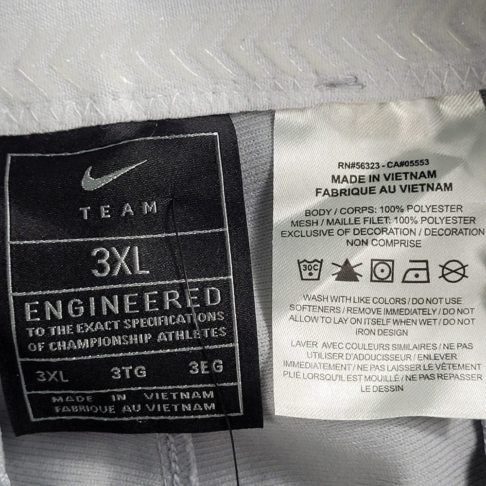 Nike Baseball Pants Mens 3XL Grey NEW BQ9021-055 Blue Side Stripe Knicker Style - Picture 4 of 13